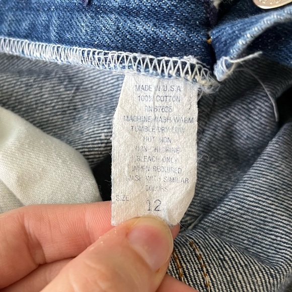 Vintage Polo Ralph Lauren Medium Wash 100% Cotton Straight Leg Women’s Size 6 - Picture 10 of 14